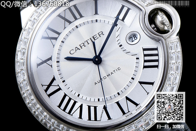 ◆V6完美版◆卡地亚Cartier蓝气球系列大号机械腕表WE900951